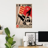 Affiche de la Guerre Civile Espagnole Une journée (Bureau à domicile)