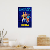 Affiche de La Havane, Cuba (Cuisine)