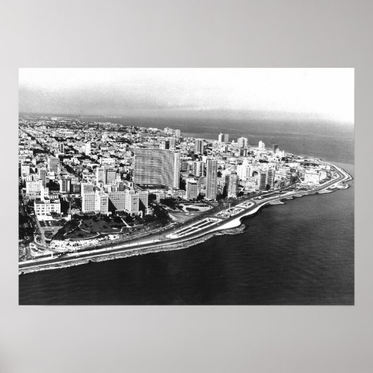 Affiche de La Havane Skyline 1957 (Devant)