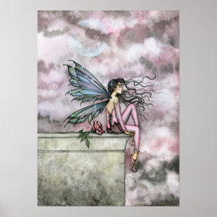 Affiche de la jolie fée Rose par Molly Harrison