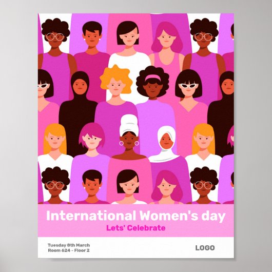 Affiche de la journée internationale des femmes d' (Devant)