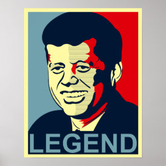 affiche de la légende du jfk