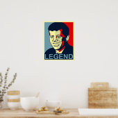 affiche de la légende du jfk (Cuisine)