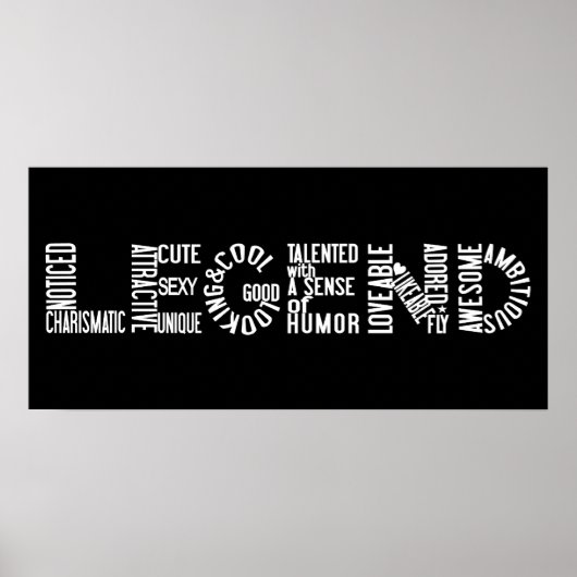 Affiche de la légende - personnaliser ! (Devant)