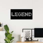 Affiche de la légende - personnaliser ! (Bureau à domicile)