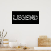 Affiche de la légende - personnaliser ! (Cuisine)