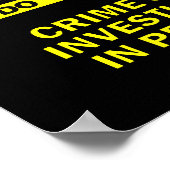 Affiche de la ligne de police (Coin)