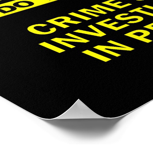 Affiche de la ligne de police (Coin)