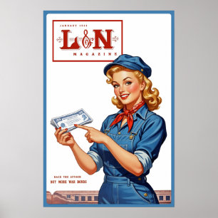 Affiche de la Louisville & Nashville Railroad WWII