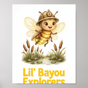 Affiche de la luciole des explorateurs de Lil' Bay