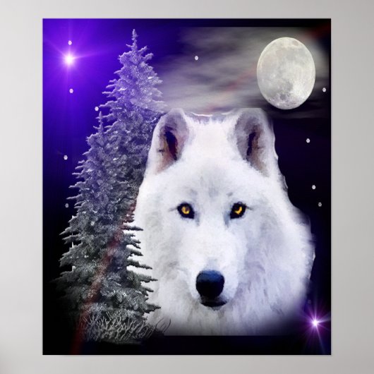 affiche de la lune de loup (Devant)