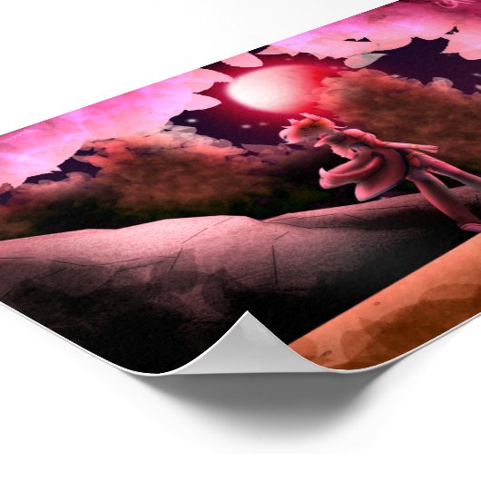 Affiche de la lune de sang (Coin)