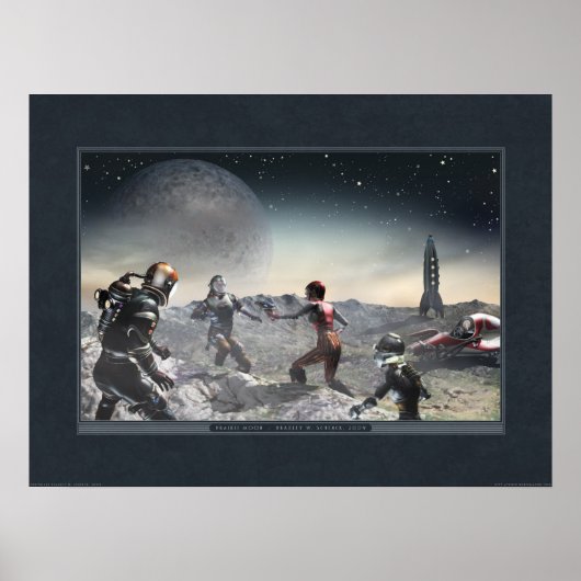 Affiche de la lune des Prairies (24x18 po) (Devant)