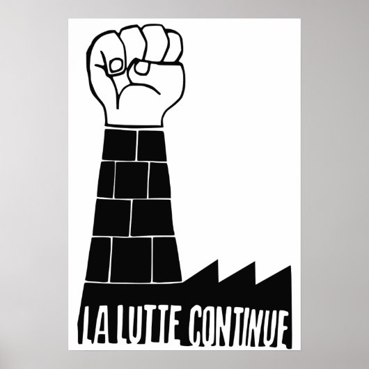 Affiche de la lutte (Devant)