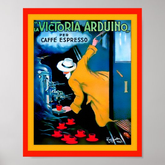 Affiche de la machine à café Expresso 1922 (copie) (Devant)