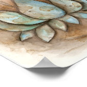 affiche de la main de guérison du yoga (Coin)