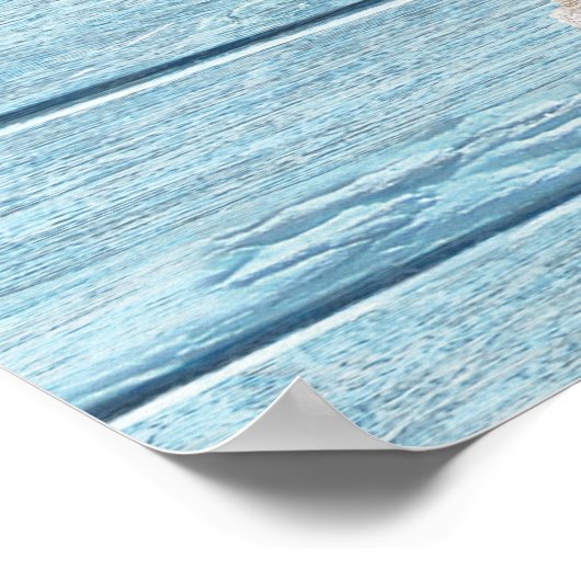 Affiche de la maison de papa de Driftwood Beach (Coin)