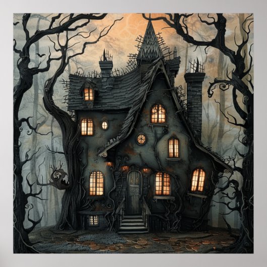 Affiche de la maison de sorcières (Devant)