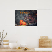 Affiche de la maison hantée (Cuisine)