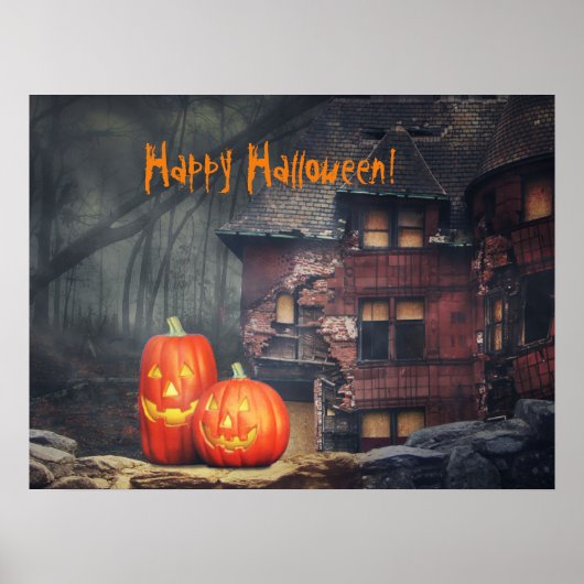 Affiche de la maison hantée (Devant)