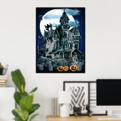 Affiche de la maison hantée (Bureau à domicile)