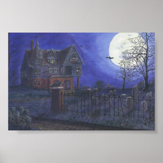 Affiche de la maison hantée (Devant)