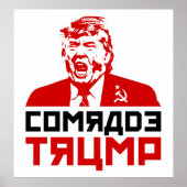 Affiche de la manifestation de Trump 2017 : "COMRA (Devant)