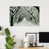 Affiche de la marche d'hiver (Bureau à domicile)