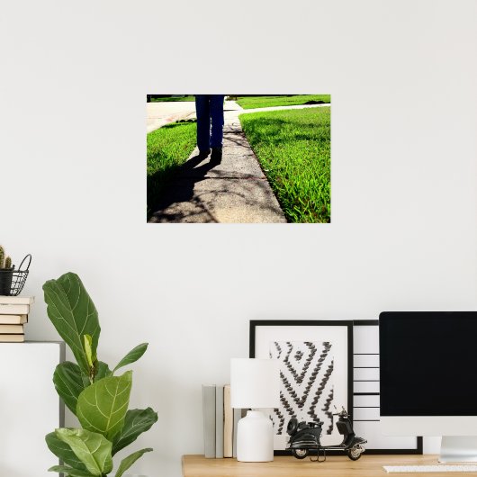 Affiche de la marche du printemps (Bureau à domicile)