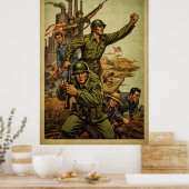 Affiche de la Marche du soldat inspirée par l'époq (Cuisine)