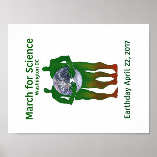 Affiche de la Marche pour la science (Devant)