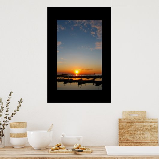 Affiche de la marina (Cuisine)