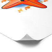 Affiche de la mer aquatique hippocampe étoile de m (Coin)