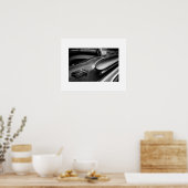 Affiche de la Mercury Turnpike Cruiser en noir et (Cuisine)