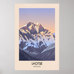 Affiche de la montagne Lhotse Himalaya