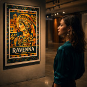Affiche de la mosaïque de l'impératrice byzantine