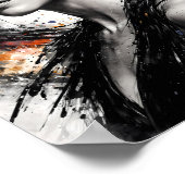 Affiche de la Muse de Minuit de l'Encre et de la D (Coin)