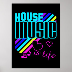 Affiche de la musique House