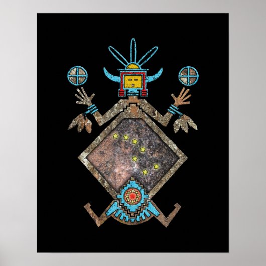 Affiche de la mythologie navajo (Devant)