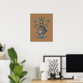Affiche de la mythologie navajo (Bureau à domicile)