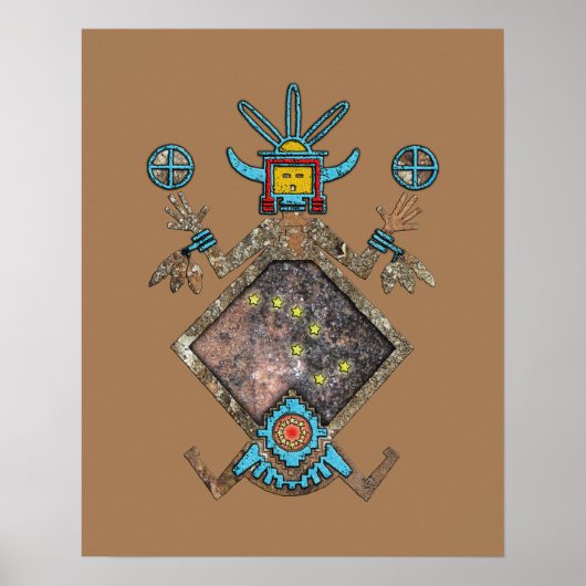 Affiche de la mythologie navajo (Devant)
