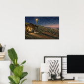 Affiche de la Nativité de l'Étable de la Nuit Sain (Bureau à domicile)