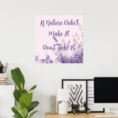 Affiche de la nature (Bureau à domicile)