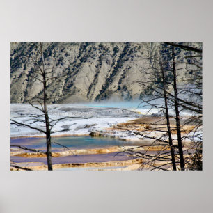 Affiche de la nature des sources chaudes