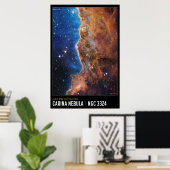Affiche de la nébuleuse de Carina (Bureau à domicile)