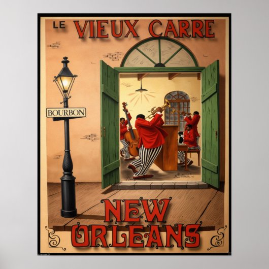 affiche de La Nouvelle-Orléans (Devant)