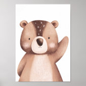 Affiche de la nurserie d'animaux de la forêt d'our (Devant)