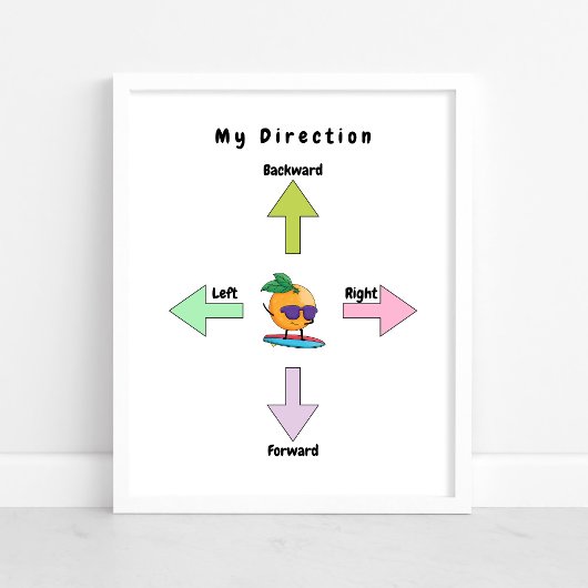 Affiche de la nurserie de bébé pour la direction m