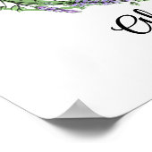 Affiche de la nurserie de G lavande Eucalyptus Mon (Coin)