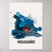 Affiche de la nurserie de Mosasaure pour la chambr (Devant)